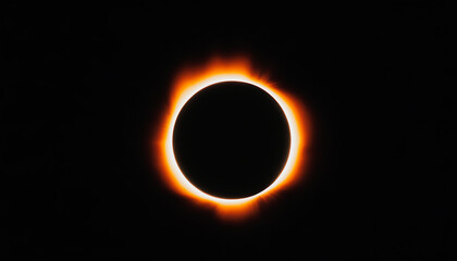 Rare Annular Solar Eclipse Fiery Ring of Light in Stunning Detail