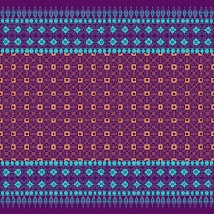 seamless knitted pattern with hearts