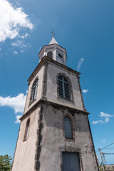 Fototapeta premium Church Tower in Basse-Terre, Guadeloupe