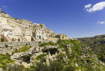 Fototapeta premium Europäische Kulturhauptstadt 2019, Sassi von Matera, Matera, Ba