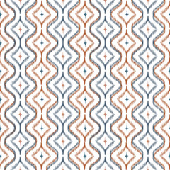 Geometric ethnic seamless pattern, ikat pattern design, Tribal ethnic texture, for background, carpet, wallpaper. Indian, Scandinavian, African