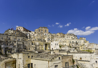 Naklejka premium Europäische Kulturhauptstadt 2019, Sassi von Matera, Matera, Ba