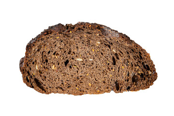 black bread cereal whole grain bakery product  dish fresh delicious gourmet food background on table rustic food top view copy space