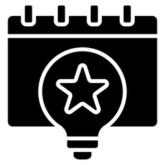 Innovation Day Glyph Icon