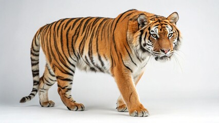 Obraz premium Tiger on studio background 