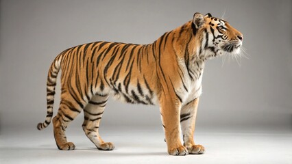 Obraz premium Tiger on studio background 