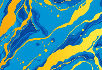 yellow  and blue abstract background
