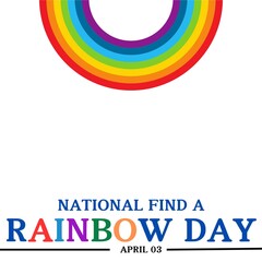 national find a rainbow day 