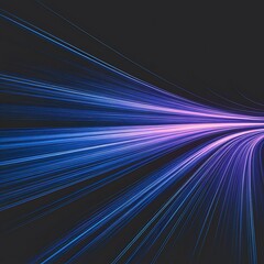 Abstract Blue Lines with Glowing Energy and Digital Wave Design