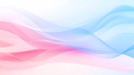 Abstract Pastel Waves: Delicate pastel-colored waves flow gently across the image, creating a sense of calm and ethereal beauty. The gradients of pink and blue blend seamlessly.