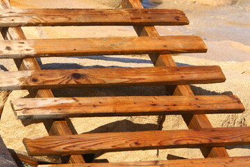 Texture of products made from boards and beams.