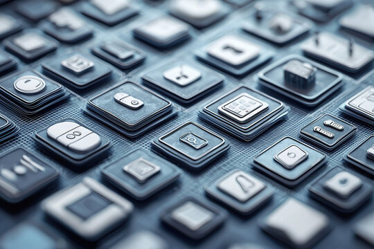 A collection of sketchy icons, emphasizing their use in modern design