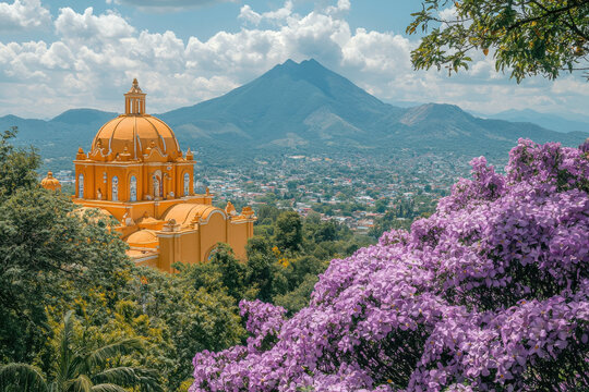 A colorful view of Tepic, Mexico, highlighting its local culture and traditions