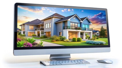 AI Real Estate Agent Computer - Modern Technology