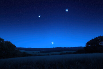 Fototapeta premium A stunning night sky background showcasing stars and celestial beauty.