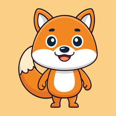 Dog and Puppy Cute Adorable Pet Friends Cartoon Illustration 