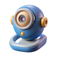 blue robot character