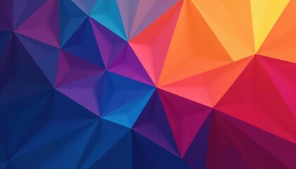 Obraz premium Geometric shapes forming a continuous, colorful backdrop , minimalist, lines, style