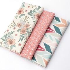 Colorful Fabric Patterns for Creative Projects and Crafts Generative AI