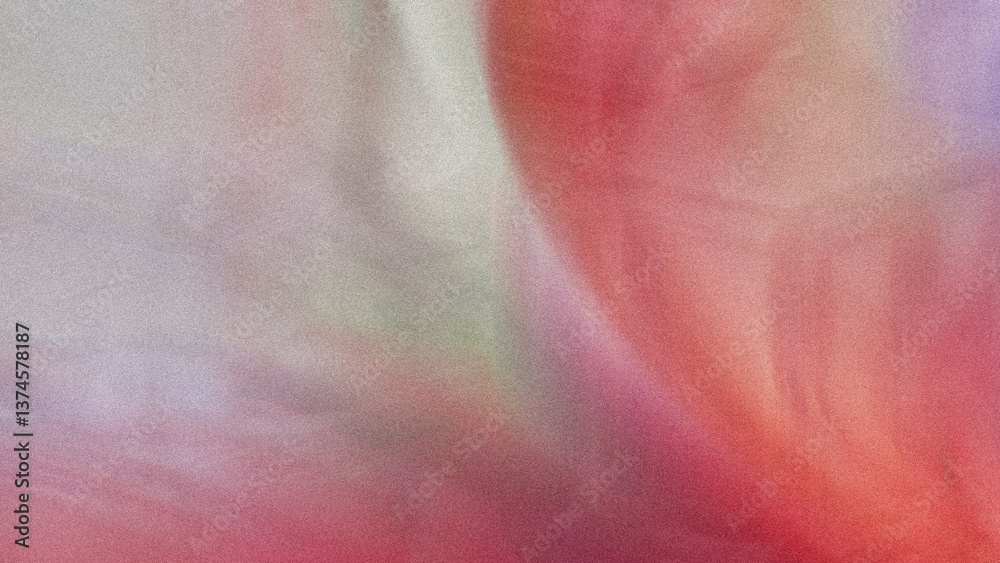 Wall mural abstract blurred background showcasing soft gradients of pink white and red creating a dreamy effect