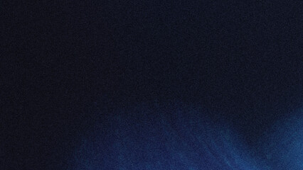 An abstract dark blue and black gradient background with a subtle light effect on the right side area