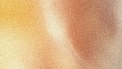 Abstract blurred background featuring soft gradients of beige peach and light yellow color variations