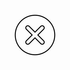 Remove circle icon vector sign