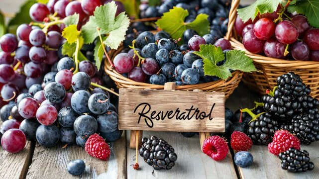 Resveratrol capsules on the table. Selective focus. food.