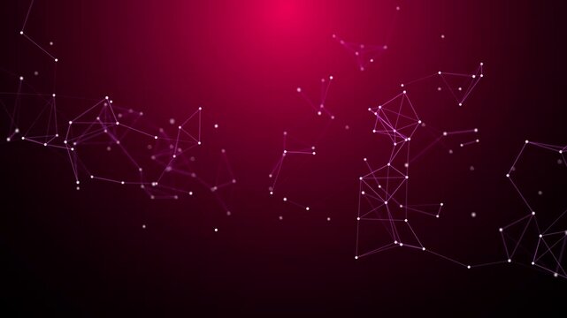 video, link, connessione, network, molecole, collegamenti, particelle