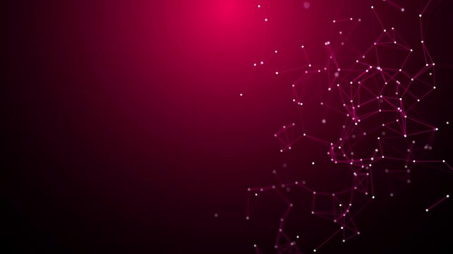 video, link, connessione, network, molecole, collegamenti, particelle