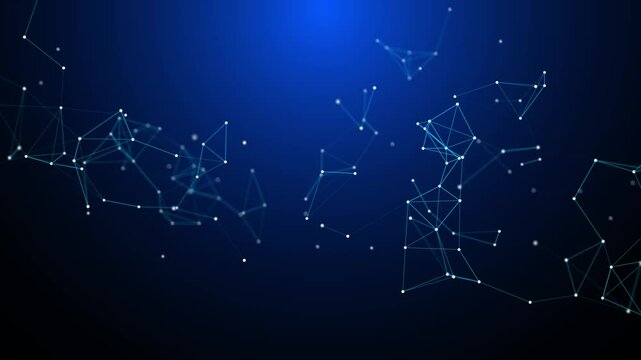 video, link, connessione, network, molecole, collegamenti, particelle