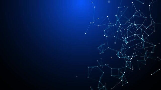 video, link, connessione, network, molecole, collegamenti, particelle