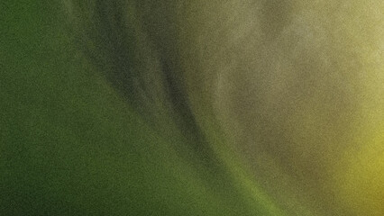 Abstract blurred background featuring a blend of green yellow and brown tones creating a soft...