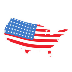 American flag isolated on a white background. A high quality PNG image representing patriotism, independence, and national pride. Perfect for graphic design and creative projects.

