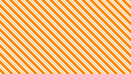 Orange and white diagonals stripes background, orange and white seamless pattern wallpaper.