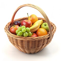 basket with fruits