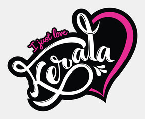 I love Kerala vector-style font perfect for design cards, prints, and creative projects.