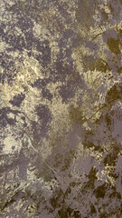 Abstract Gold And Brown Texture On Wall Surface, Close-Up Of Decorative Plaster With Metallic Finish, Indoor Background For Interior Design, Luxury Concept, Suitable For Wallpaper Or Design Projects