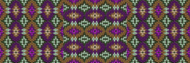 Fototapeta premium Pattern, ornament, tracery, mosaic ethnic, folk, national, geometric for fabric, interior, ceramic, furniture in the Latin American style.
