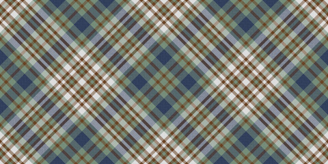 Elegant diagonal plaid pattern in muted greens, blues, and browns.  Perfect for textile design, wallpaper, or website backgrounds.  Evokes feelings of comfort and sophistication.