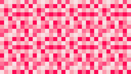 Seamless pixel pink pattern. Abstract vector background. Mosaic texture. Geometric minimalistic wallpaper.