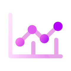 Obraz premium Fun pink gradient camera icon for photography and social media design concept 