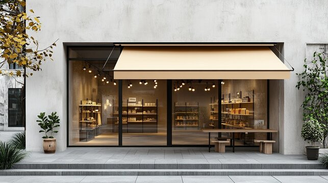 Storefront Mockups - Storefront mockups featuring retail store designs and branding elements, ideal for architecture firms, branding, and retail businesses.