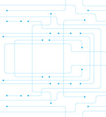 connection concept connected dots design