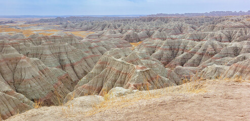 Badlands National Park Panoramic Landscape