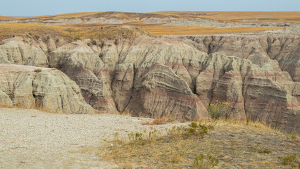 Badlands National Park - South Dakota's Mixed-Grass Prairie and Rock Formations