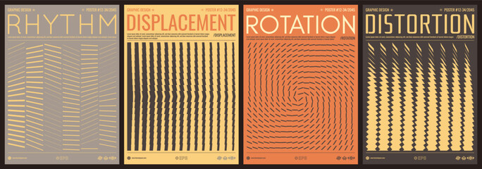 Image of many rectangular flat shapes with transition effect. Dynamic gradient pattern. Vector for presentation, banner, flyer, cover or brochure.