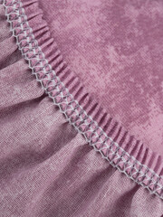 bed sheet with elastic band made of cotton, draped fabric, knitwear