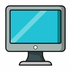 flat screen tv with reflection