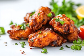 Fototapeta premium Buffalo chicken wings